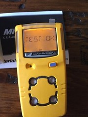 Multigas H2S,LEL,CO,O2 Microclip XL BW Technologies Calibrated, New Oxygen