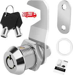 Harbor Freight Tool Cart Lock – Zinc Alloy (5/8 Inch 1 Pack-Black) – Hook Cam