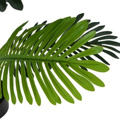 78.5″ Artificial Palm Tree with Black Plastic Pot, Set of 2