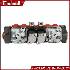 11 GPM Hydraulic Backhoe Directional Control Valve w/ 2 Joysticks,6 Spool