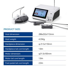 AZDENT Dental Piezo Bone Surgery & Implant Motor 2 IN 1 Bone Cutter Touch Screen