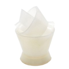 Dental Flexible Lab Silicone Dappen Dish Mixing Cup Suction Rubber No-Stick Bowl