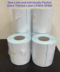4 Rolls 4×6 Direct Thermal Shipping Labels 250/Roll For Zebra 2844 ZP450 Eltron