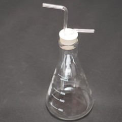 1000 ml lab glass erlenmeyer gas washing bottle wash bottle lab glassware