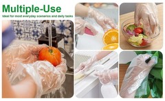 500 Count Disposable Food Service Gloves – Plastic Gloves For Food