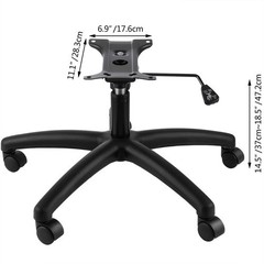Office Chair Base Replacement 28″ Heavy Duty Swivel Chair with Wheels Casters