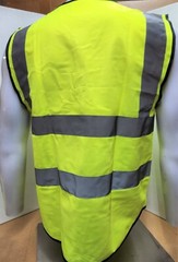 Hi Visibility Reflective Yellow Safety Vest with ID POCKET (Small to 2XL)
