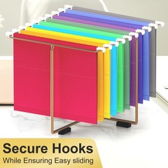 Letter Size, Red, Orange, Yellow, Light Blue, Green, Dark Purple, Gray