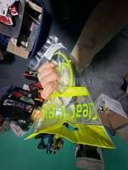 Clear View Elite Protective Eyewear, Full Frame with TPR Soft Ratcheting Temple,