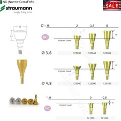 ITI Dental Abutment Healing Locator Transfer Scanbody Analog for Straumann NC/RC