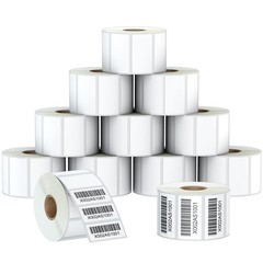 2×1 1300/Roll Direct Thermal Shipping Barcode Label Address Multipurpose Sticker