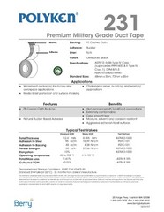 Polyken 231 Premium Military Grade Duct Tape 48mm x 55m Olive Drab