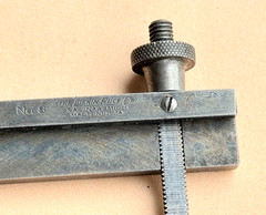 Vintage The Lufkin Rule Co. No. 8 Steel Rule Attachment Clamp. Made in the USA!