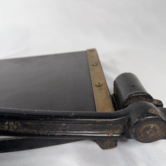 Eastman No 10 Cast Iron Guillotine Paper Cutter Trimmer 10×10 Vintage Brass