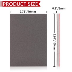 24PCS 3 x 4 Inch Sanding Sponge Set, 120-3000 Grit Soft Foam Hand Sander…