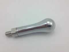 Chrome Plated Revolving Handle for Cast Iron Handwheel, Ball End 3/8″ x16 Thread