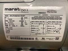 GAST 8HDM-19-M850X Piston Air Compressor 2 HP