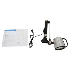 18W IP67 LED Machine Tool Work Light, Adjustable Long Arm Workshop Lamp, 110V US