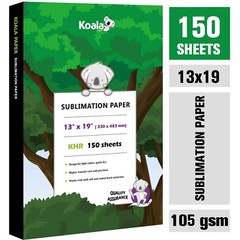 Koala Sublimation Paper 13×19 150 Sheet for Inkjet Heat Transfer Cotton Poly Mug