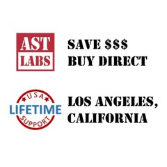 AST Labs Alligator Clip Bed-of-Nails & Black Spike ANGLED (5 Colors)(989-006A5)