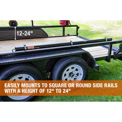 EZ Gate Tailgate Assist System for Open Landscape Trailers Ramp Lifts