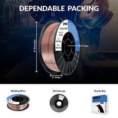 PGN Solid MIG Welding Wire – ER70S-6 .030 Inch – 10 Pound Spool – Mild Steel …