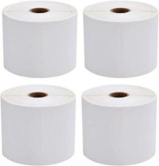Direct Thermal 4×6 450/per roll 1800 Labels 4 Rolls Shipping Zebra Eltron etc.