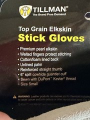 Tillman 750s Premium Elkskin Stick/MIG Welding Gloves (Small)