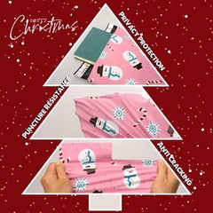 50 PCS 14.5×19 inch Christmas Snowmen Poly Mailers Waterproof Shipping Bags