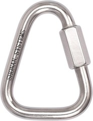 SHONAN Delta Quick Link Large Stainless Steel 4.1 Inch Triangle Chain Links Heav