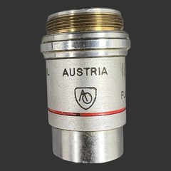 AO American Optical Microscope Objective 100/1.25 oil Plan Achro Cat1024 Austria