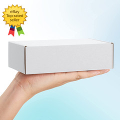 Shipping Boxes 7X5X2 Inches White Small Mailing Boxes 25 Pack Cardboard Corrugat