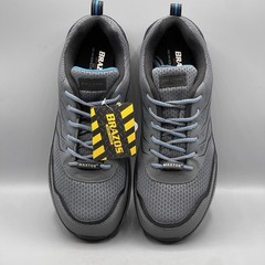 Men’s Work Shoes 8 Steel Toe Water Repellent Safety Sneakers Brazos