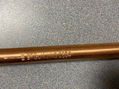 (4) NEW Pointed End Ground Rod: 5/8 In Dia, x 4 Ft Copper Bonded