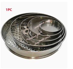 Φ 10cm/15cm/20cm/25cm/30cm 1-50mm Round Hole Mesh Aperture Standard Test Sieve