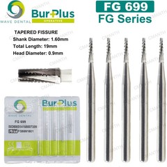 WAVE Dental Burs Surgical Carbide Burs FG Friction Grip For High Speed 1958 NiCr