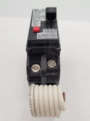 GE General Electric THHQL1120DF Plug-IN Circuit Breaker 20A 1P 120V Dual Functio