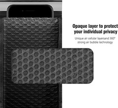25 #000 4×8 Black Poly Bubble Padded Envelopes Self-Sealing Mailers