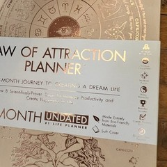 Law of Attraction Planner 12-Month Undated Journey To Creating A Dream Life