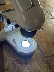 Edmund Scientific microscope 31192-00 Dual eyepiece Perfect condition electronic