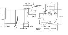 Dayton 1LPN3 AC GEARMOTOR 115V NAMEPLATE 13RPM Torque 113.0 In-In Enclosure