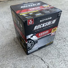 Rocksolid Garage Floor Coating Kit-60003, High Gloss 1-Car Garage Kit 90 Oz.