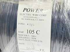 Electric Wire Corp Type #24/2 Cable 24AWG 2 Conductor 300V 5000ft Roll