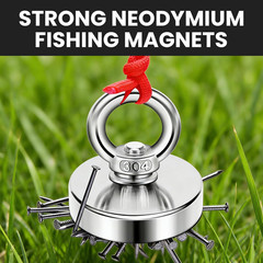 Strong Neodymium Fishing Magnets 150 Lbs(68 KG) Pulling Force Rare Earth Magnet