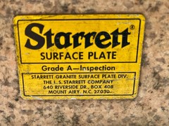 Starrett Granite Surface Plate