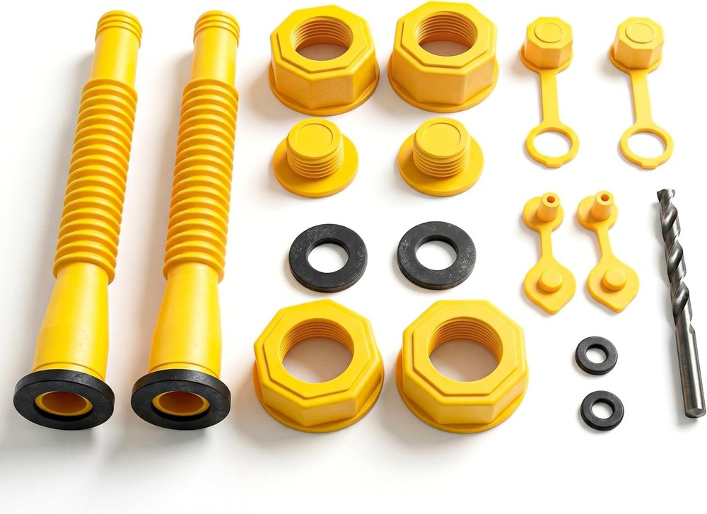 Gas Can Spout Replacement Kit (Two Pack) Universal Nozzle for 1 2 5 Gallon Ga