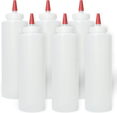Condiment Squeeze Bottles 16Oz Wide Mouth Empty Squeeze