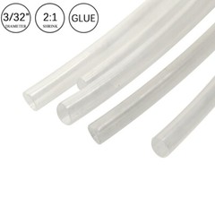 2:1 Clear Heat Shrink Tubing Tube Glue Waterproof Dual Wall Wires Wrap