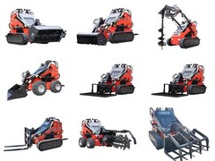 NEW TYPHON STOMP SKID STEER Auger Attachment Mini Skid Steer Loader Attachments