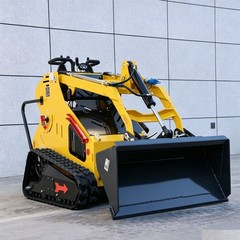 13.5HP Mini Skid Steer Loader Upgraded 1-Cylinder Gas Free shipping and unloadin